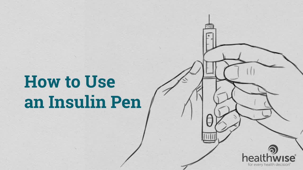 Insulin Pen Injection Technique Patient Handout