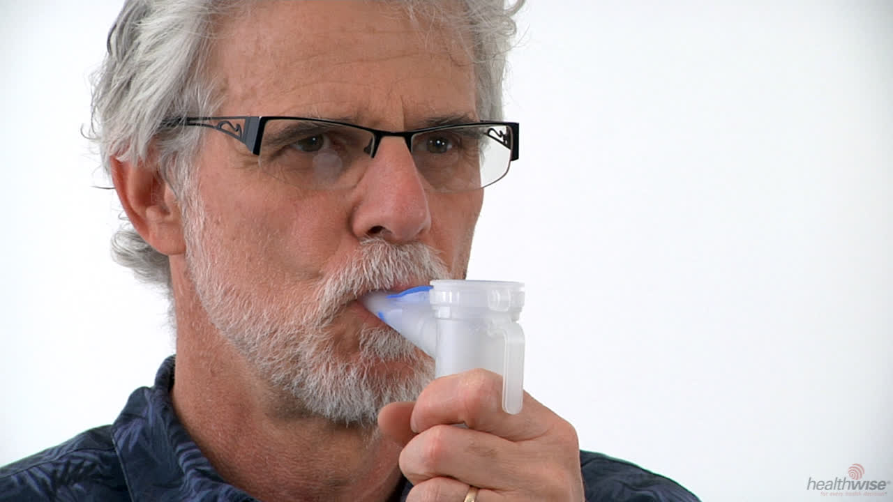 glutathione nebulizer copd COPD: How to Use a | Windham Hospital IV Infusion Coding Cheat Els PW 19070 Size:10.14oz / 300ml
